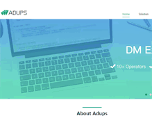 Tablet Screenshot of adups.com